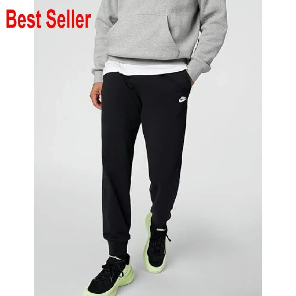 Men's Knit Joggers Classic Comfort Fit Lounge Activewear Pants